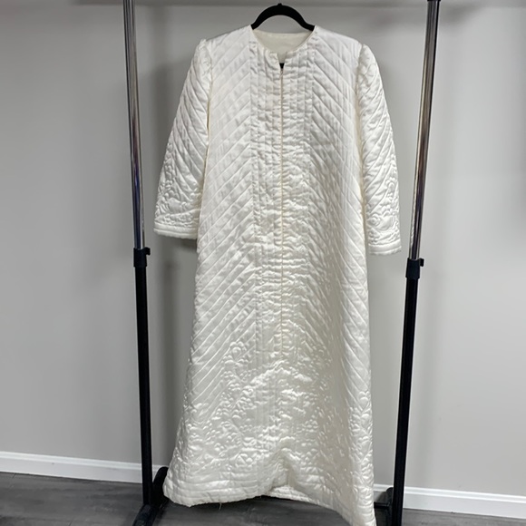 Vintage Quilted Robe/House Coat Jacket Size M